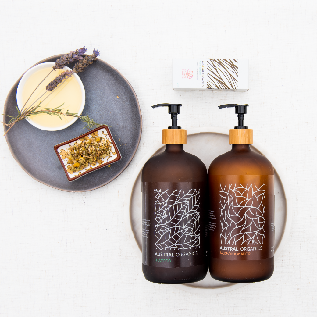 Shampoo 1 L + Acondicionador 1L + Aceite Ricino Regalo!